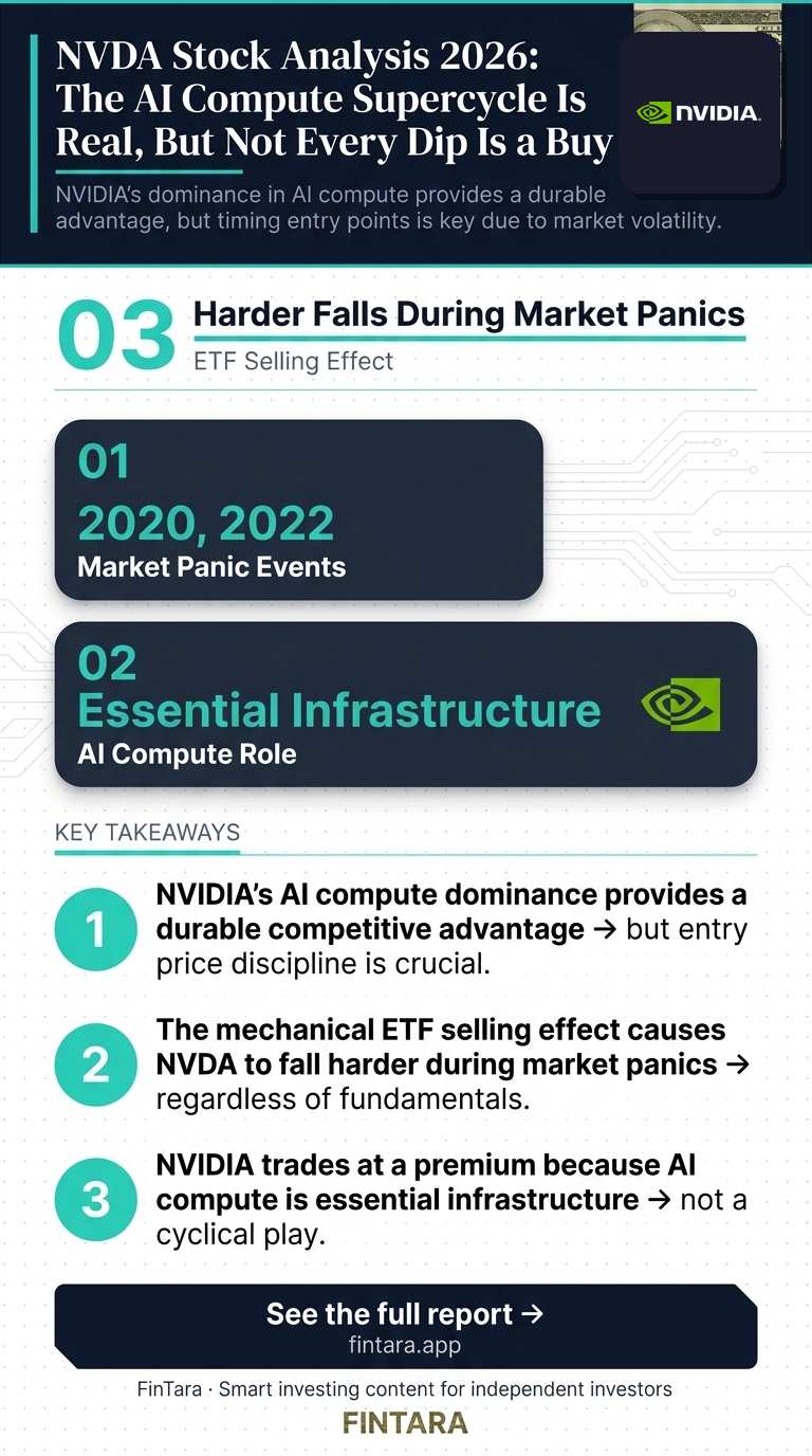 Infographic: NVDA Stock Analysis 2026: The AI Compute Supercycle Is Real, But Not Every Dip Is a Buy