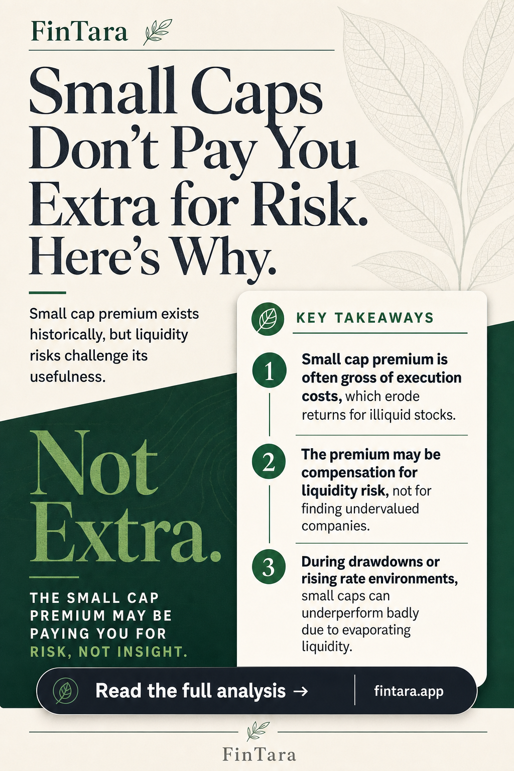 Infographic: Small Caps Don't Pay You Extra for Risk. Here's Why.