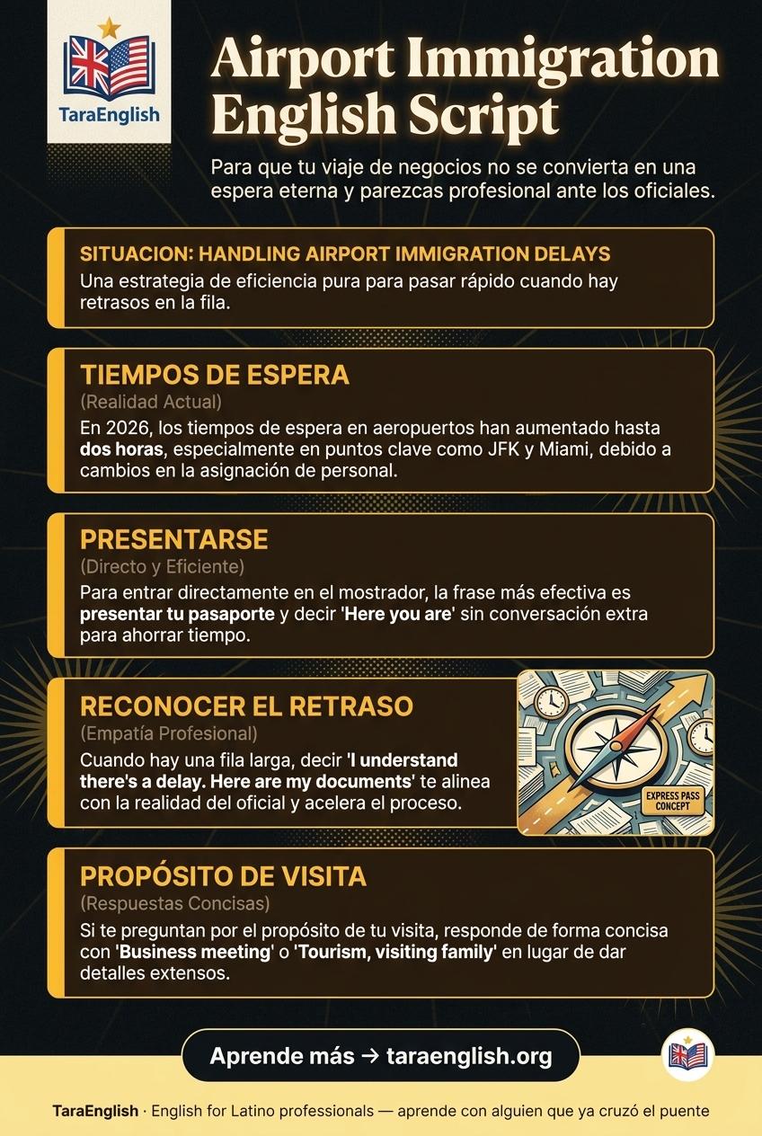 Infographic: Airport Immigration English Script