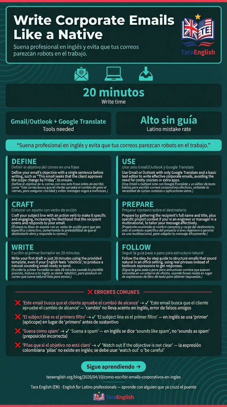 Infographic: Write Corporate Emails Like a Native