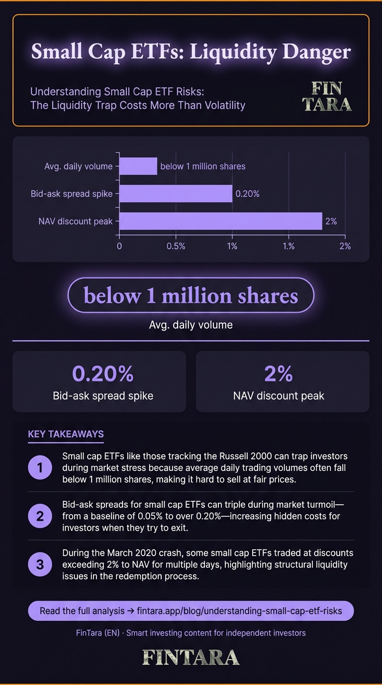 Infographic: Small Cap ETFs: Liquidity Danger
